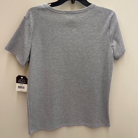 Mountain Ridge Ribbed Short Sleeve Top - Picture 3 of 4